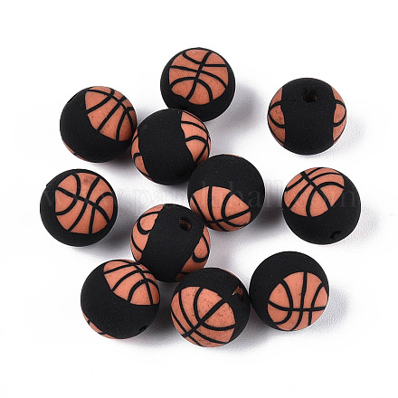 Бусины из полимерной глины  CLAY-N014-02B-04-1