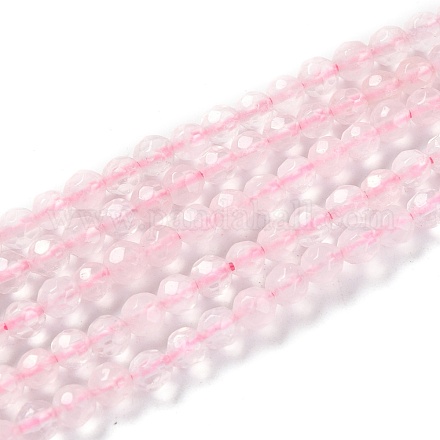 Chapelets de perles en quartz rose naturel G-Z002-07-1