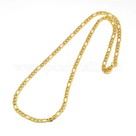 304 изготовление ожерелья-цепочки из нержавеющей стали Фигаро X-STAS-A028-N023G-1
