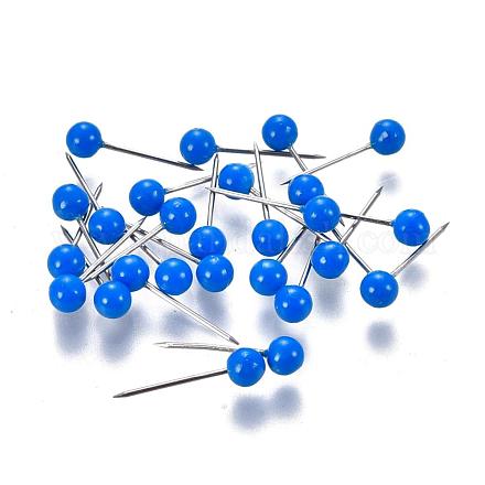 Acrylic Ball Head Map Pins FIND-WH0001-02D-1