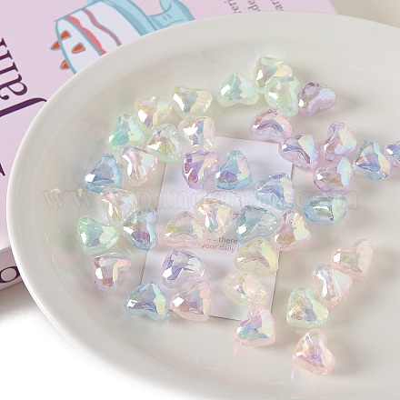 Непрозрачный акрил европейского бисера&nbsp;X-OACR-F010-17-1