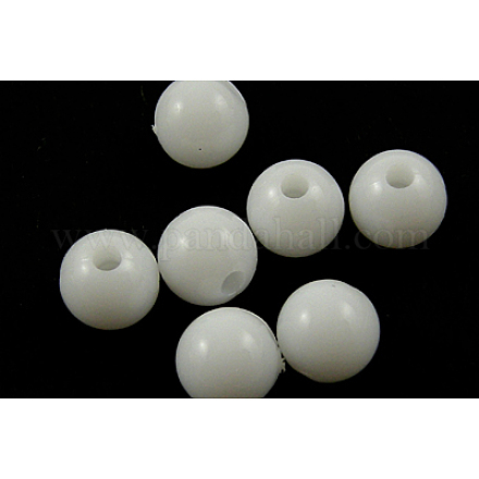 Opaque Acrylic Beads X-PL681-3-1