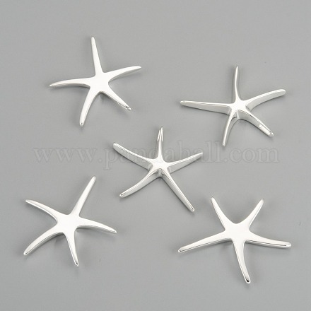Brass Starfish/Sea Stars Pendants KK-BB11654-1