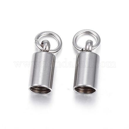 201 Stainless Steel Cord Ends STAS-E120-01-3.2mm-1