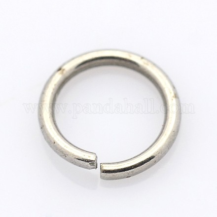 304 Stainless Steel Open Jump Rings X-STAS-E067-04-8mm-1