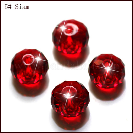 Perles d'imitation cristal autrichien SWAR-F068-4x6mm-05-1