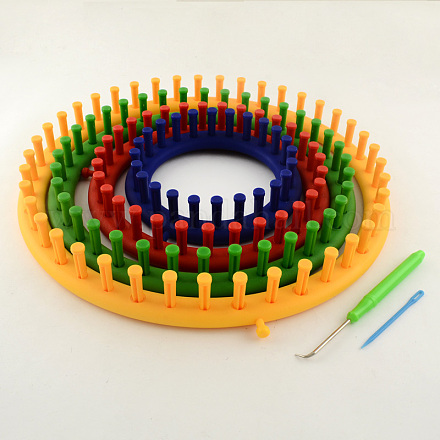 Plastique métier bobine de tricotage pour cordon de fil tricoteuse TOOL-R075-01-1