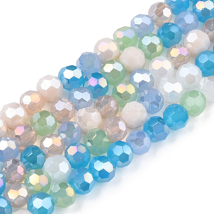 Glass Beads Strands GLAA-E036-09L-A-1
