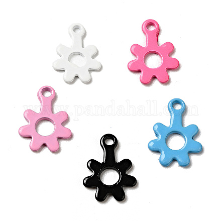 Spray Painted 201 Stainless Steel Charms STAS-G304-22-1