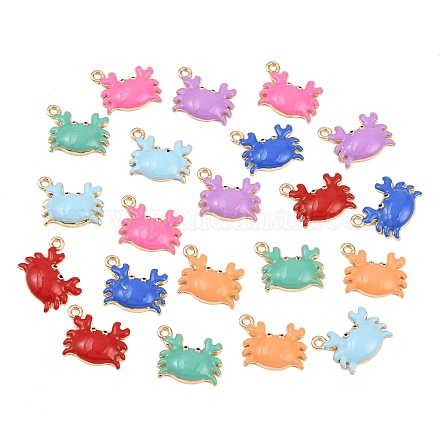 Подвески из эмали и сплава ENAM-I085-01G-1