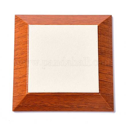 Quadratisches Holz Präsentationsschmuck Armbänder Display Tablett ODIS-P008-16B-1