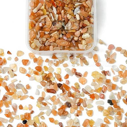 50 г бусинок из натурального красного авантюрина G-YW0001-68-1