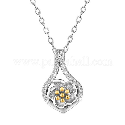 Shegrace 925 collares con colgante de plata esterlina JN661A-1