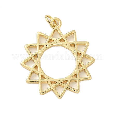 Латунные подвески&nbsp;KK-P293-03G-1