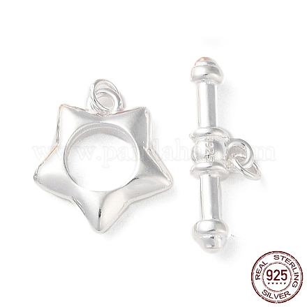 925 Sterling Silver Toggle Clasps STER-D005-06S-1