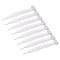 10 Pairs Polyester Lace Shoelaces, White, 820x30x0.2mm