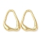 Alloy Pendants, Triangle, Rack Plating, Golden, 30x23x5mm, Hole: 27x16mm