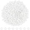 Acrylic Buttons, 2-Hole, Dyed, Star, White, 12x2mm, Hole: 1mm, 1000pcs/box
