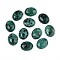 Natural African Turquoise(Jasper) Cabochons, Oval, 10x8x3.5~4mm