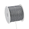 100M Braided Fishing Line, for DIY Jewelry Making, Gray, 0.13mm, about 109.36 Yards(100m)/Set