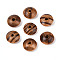 Pine Wood Beads, Undyed, Rondelle, Chocolate, 12~12.5x5.5~6mm, Hole: 2~3mm