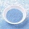 MIYUKI Delica Beads, Cylinder, Japanese Seed Beads, 11/0, Transparent Colours Lustered, (DB1890) Transparent Sky Blue Luster, 1.3x1.6mm, Hole: 0.8mm, about 100000pcs/500g