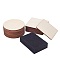 Wood Cabochons and Sponge Scouring Pads, Mixed Shapes, Mixed Color, Cabochons: 27pcs/set