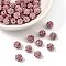 Polymer Clay Rhinestone Beads, Pave Disco Ball Beads, Grade A, Light Rose, PP9(1.5.~1.6mm), 6mm, Hole: 1.2mm