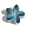 Flower Plastic Claw Hair Clips, Hair Accessories for Women & Girls, Steel Blue, 80x70mm