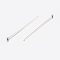 Tarnish Resistant 304 Stainless Steel Ball Head Pins, Stainless Steel Color, 28x0.6mm, 22 Gauge, Head: 2mm