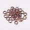 Eco-Friendly Brass Open Jump Rings, Round, Cadmium Free & Lead Free, Red Copper, 5x0.8mm, 20 Gauge, Inner Diameter: 3.4mm, Hole: 3mm, about 8928pcs/500g