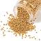 TOHO Round Seed Beads, Japanese Seed Beads, (712) Metallic 24K Gold Plated, 11/0, 2.2mm, Hole: 0.8mm, about 5555pcs/50g