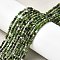 Natural Diopside Beads Strands, Faceted, Round, 2mm, Hole: 0.5mm, about 190pcs/strand, 15.55''(39.5cm)