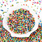 Mixed Electroplate and Non-electroplating Glass Seed Beads, for Jewelry Making, Mixed Shapes, Mixed Color, 1.2~7.5x1.5~4.8mm, Hole: 0.7~1.4mm, about 11250pcs/Pound