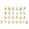 Brass Micro Pave Clear Cubic Zirconia Pendants, with Jump Ring, Lead Free and Cadmium Free, Long-Lasting Plated, Rack Plating, Letter A~Z Charms, Real 18K Gold Plated, 19~21x9.5~20x2.7mm, jump ring: 5x1mm, 3mm inner diameter.