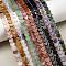 Heart Natural & Synthetic Mixed Gemstone Bead Strands, Mixed Dyed and Undyed, 6x6.5x3~3.5mm, Hole: 0.6mm, about 72pcs/strand, 14.69~15''(37.3~38.1cm)