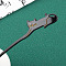 Cute Cat Cellulose Acetate Hair Sticks, with Rhinestones, Hair Accessories for Women & Girls, Black, 17.7x7.2x2.5cm