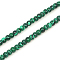 Imported Synthetic Malachite Round Beads Strands, Dyed, 2mm, Hole: 0.8mm, about 172pcs/strand, 14.8~15 inch