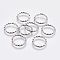 Tarnish Resistant 304 Stainless Steel Open Jump Rings, Twisted Round, Stainless Steel Color, 15x1.5mm, Inner Diameter: 12mm