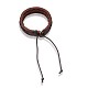 Leather Cord Bracelets BJEW-N269-38-1