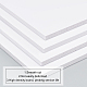 Olycraftpvcフォームボード  ポスターボード  工芸用  モデリング  アート  表示  学校のプロジェクト  正方形  ホワイト  20.4x20.4x0.5cm DIY-OC0005-55B-01-6
