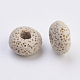 Perles européennes de pierre de lave naturelle G-E477-A04-2