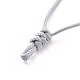 Conjuntos de fabricación de collar de cordón de poliéster encerado coreano ajustable AJEW-JB00510-3