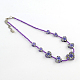 Kids Jewelry Handmade Polymer Clay Heart Graduated Beaded Necklaces X-NJEW-Q286-01-2