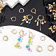 PandaHall 18K Gold Plated Huggie Hoop Earrings KK-PH0002-84-2