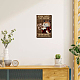 ビンテージ金属鉄ブリキ看板ポスター  バーの壁の装飾  レストラン  カフェパブ  縦長の長方形  猫の模様  300x200x0.5mm AJEW-WH0157-614-5