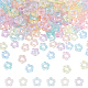 arricraft 300 Pcs Acrylic Flower Beads TACR-AR0001-10-1