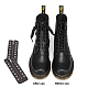 BENECREAT PU Leather Zipper Boot Laces for Boots and Shoes DIY-WH0043-51AB-01-3