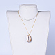 Кулон ожерелья из ракушек NJEW-JN02374-5