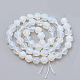 Chapelets de perles d'opalite G-S332-12mm-004-3